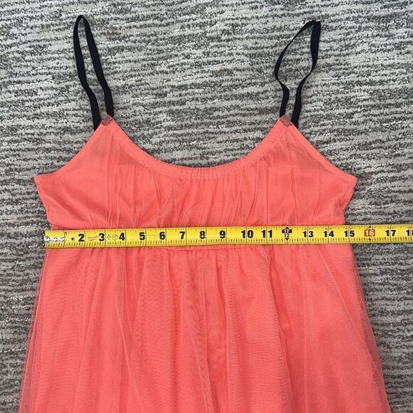 NWT Maeve Anthropologie Tulle MIDI Dress Coral Small - Picture 10 of 14